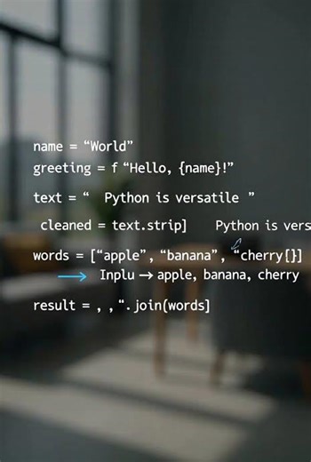 Python string formatting and manipulation | Auto Video