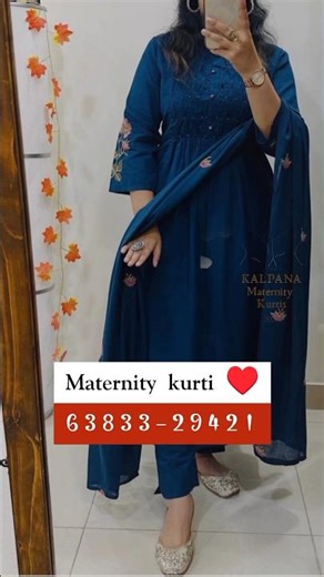 2881_Maternity Kurti❤️#shorts #maternity #kurti #maternitykurti #kalpanafeedingkurtis #feedingkurthi