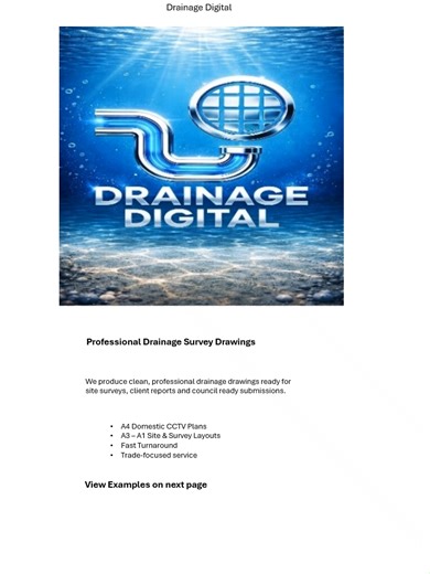 How Drainage Digital works #drainage #drainagesurvey #cctvdrainage #constructionuk #tradesuk COMMENT YES TO GET THIS PDF
