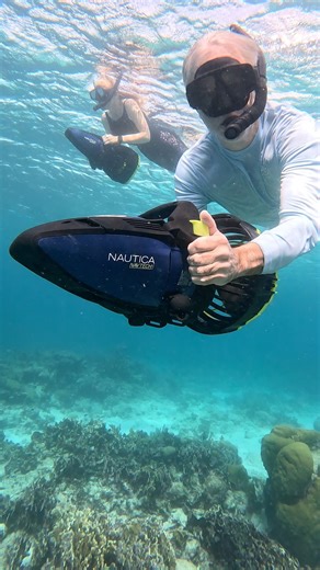 Snorkeling with solar powered sea scooters never looked so sweet ! Seek adventure, join the local’s. 🤿🌊🐠🐙 #snorkeling #scuba #aruba | Aruba Bob Snorkel & Scuba