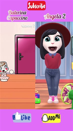 Who Will Win?'#animation #poppy🆚 Angela 2? 🤣👌(new virus) #angela2#poppy #shorts #trend #funny