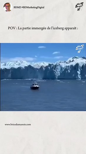 282K views · 5.3K reactions | Un iceberg est un immense bloc de glace...