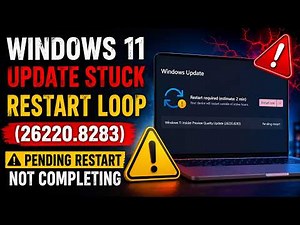 Windows 11 Update 26220.8283 Stuck? Fix Restart Loop & Pending Restart Issue FAST