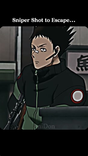 Sniper shot to Escape scene 🥷 #anime #shorts