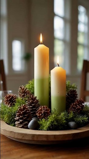 👉💐🥀Sidu's World shows cool decorating ideas with moss & candles💐🥀👉