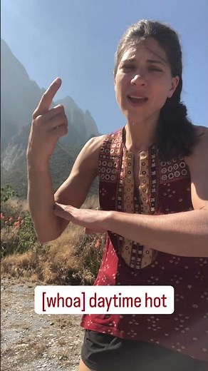 Learn ASL: Desert