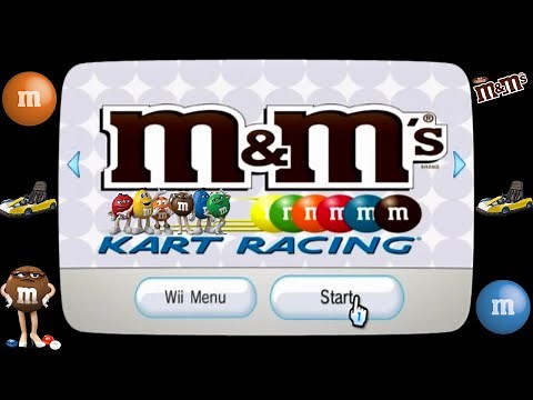 (Nintendo Wii) M&M'S KART RACING - Quick Race, Training, Arcade, Tournament, & More!
