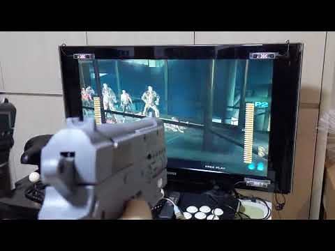 House of the Dead 4 Two Player Test on TEKNOPARROT using RS3 Reaper Lightguns from RetroShooter