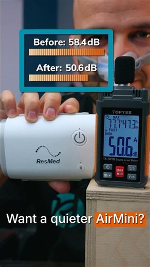 The AirMini Noise Fix You Didn't Know You Needed || CPAP Hack!