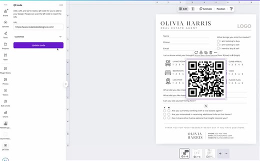 Real Estate Open House Feedback Form: Canva Template (printable, Editable, Digital Download) - Etsy