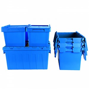 [Hot Item] Factory Heavy Duty Large Size PP HDPE Stackable Warehouse Storage Plastic Container in Stock