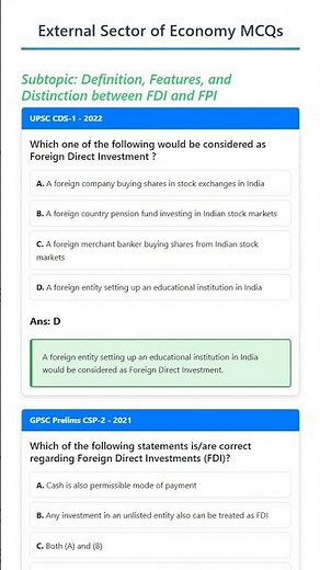 Definition, Features, and Distinction between FDI and FPI