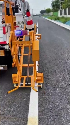 This is how you properly place a traffic cone securely on the road to guide vehicles in safe paths