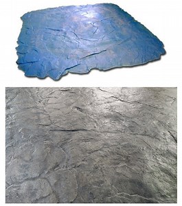 Concrete Seamless Stamp Mat - Fractured Thin Slate