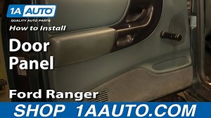 How To Remove Door Panel 1993-97 Ford Ranger