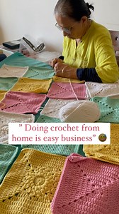 “Doing crochet from home is easy business” they said 😅 If only they knew about the hours spent untangling yarn, perfect stitches and occasional oops moments! 👻 But, nothing beats the joy of creating something beautiful with your own hands! 💖 Drop a 🧶 if you feel me! #crochetlife #craftingstruggles #yarnlove #handmadewithlove #crochetcommunityindia | BrandNayher