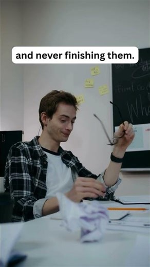 I was tired of starting and never finishing.