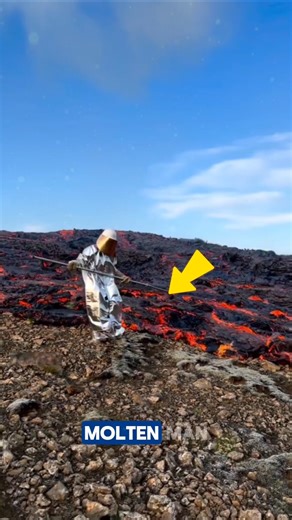 The Man Who Works With Molten Lava