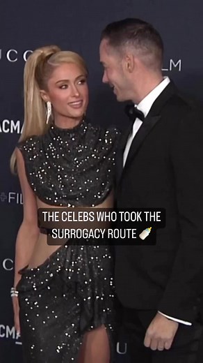 Following the wonderful news that Paris Hilton has welcomed her first child via surrogacy, we took a look at the celebrity couples who grew their family via surrogate too 🤍🍼 | HELLO!