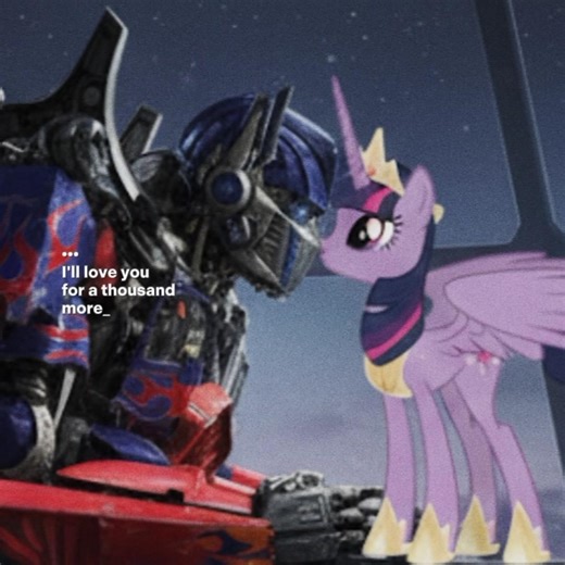 Optimus prime x Twilight sparkle | Tw-Prime Edit❤️💜 21 #transformers#mlp#love#optimus#twilight