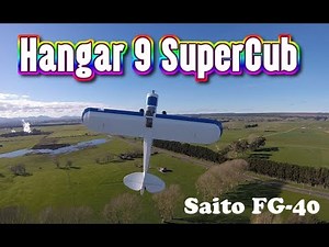 Hangar 9 Super Cub 1/4 Scale Saito FG-40