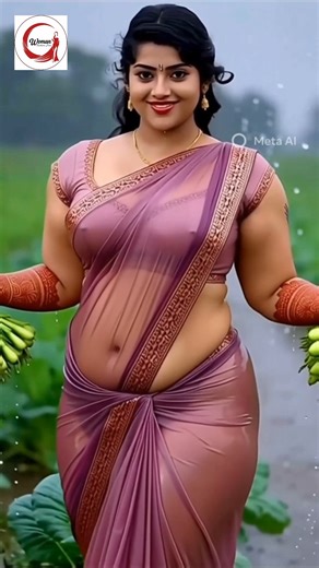 Village Girl Hot saree Look 💖🌹❤️ #saree #viral #SareeTrend #SouthIndianStyle #FashionShorts #Shorts