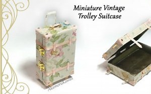 【MINIATURE】制作迷你复古手提箱