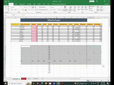 Lesson: 8 Editing Group in Excel | Clear, Sort & Find Explained in Marathi