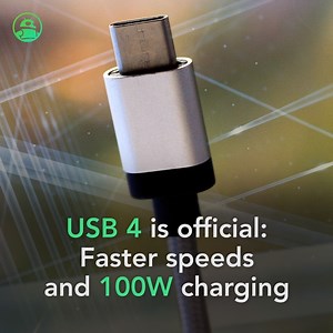 USB 4 is official, brings faster speeds and 100W charging support. Read more: http://andauth.co/bLZyYk | Android Authority