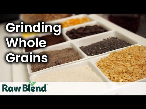 How to Grind Whole Grains and Coffee in a Vitamix Blender | Video | Raw Blend Australia