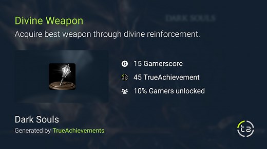 Divine Weapon achievement in DS1