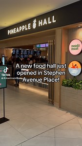 @pineapplehallyyc is @concorde.group’s newest venture! Featuring plenty of their favourite brands, a cafe and more! @cliveburger @doublezeropizza @surfysurfybar @needsmustcafe @lonelymouthbar @concorde_catering #downtowncalgary #exploredowntownyyc #yyc #calgary #canada #alberta #food #supportlocalyyc #downtown #downtownyyc | Downtown Calgary