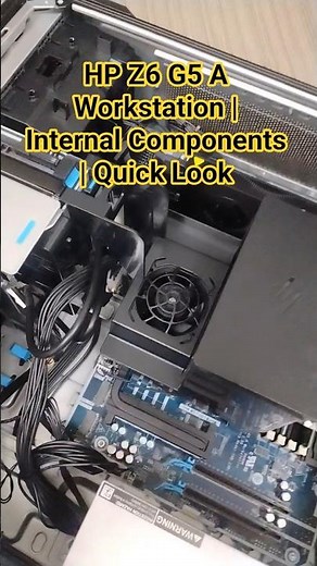 HP Z6 G5 A Workstation | Internal Components | Quick Look #hp #workstation #workpc #hpz6g5a #shorts