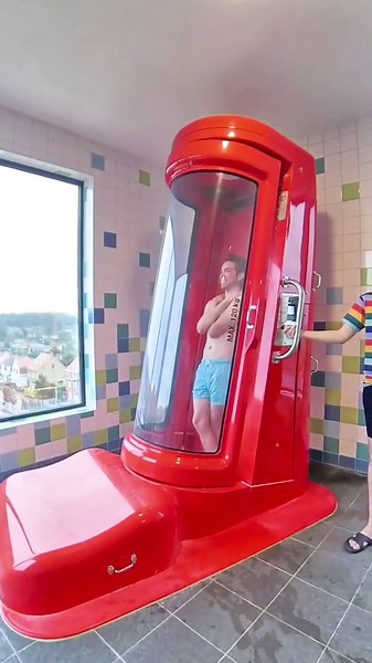 Would You Dare Try This Water Slide Drop Capsule?