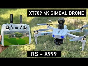 XT709 Drone GPS 6KM 3-axis Gimbal 2.7K HD Dual Camera 360° Obstacle Avoidance