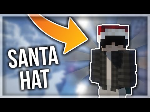 how to add a santa hat to YOUR minecraft skin! | tutorials
