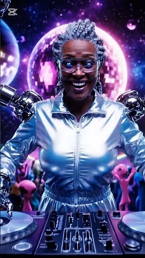 Cyborg Nani’s First DJ Set at the Alien Rave 👵🚀 | Emotional Sci-Fi Short
