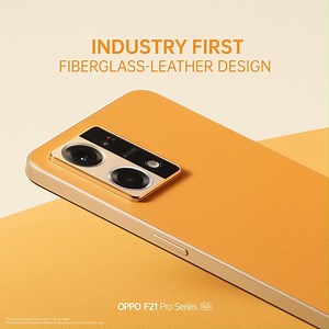 42K views · 1.2K reactions | Arriving soon, #OPPOF21ProSeries with the Industry-First Fiberglass-Leather Design, in the beautiful Sunset Orange color. Launching on 12th April at 5 PM. #FlauntYourBest Know more: https://bit.ly/35pic1U | OPPO | Facebook