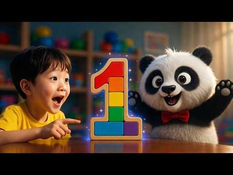 Number Puzzle Game! | Count 1-10 with Pip the Panda, Leo & Mia | Learn To Count Number