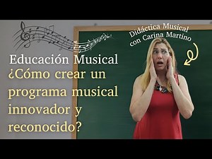 ¿Cómo crear un programa musical innovador y reconocido?