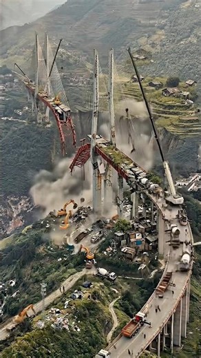 How Engineers Rebuilt a Collapsed Mountain Bridge