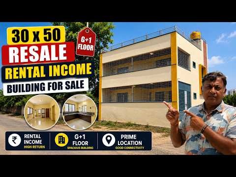 30x50 rental income resale building for sale, location upkar spring field layout (neraluru).