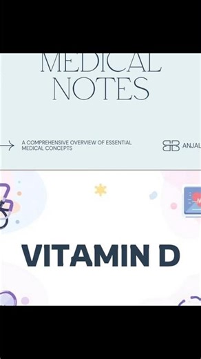 VITAMIN D – REVISION 🦴☀️