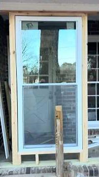 How to frame and install new window