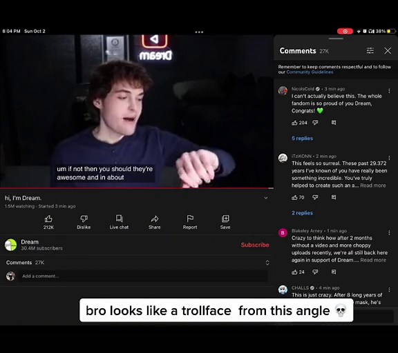 no offense to dream or his fans, but for real….. #dream #dreamfacereveal😱😱 #georgenotfound #real #goofy #fyp #fy # viral @officialhowiemandel @starsinterlude @bddrdgrvehejejjs