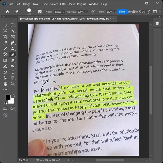 9.6K views · 98 reactions | How to remove the highlighters two images in Photoshop | Photoshop tips and tricks | Facebook