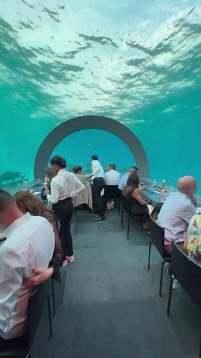 53K views · 545 reactions | Incredible underwater restaurant H2O in Maldives ️ dine with the  | Sweet and Savory Meals | Facebook