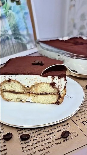 Savoiardi Nutella Tiramisu (no eggs) | Coffee-soaked ladyfingers + mascarpone cream