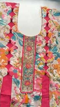 Customer ne mujhe suit diya aur bola ise kurti me convert karna hai. #shorts #kurti