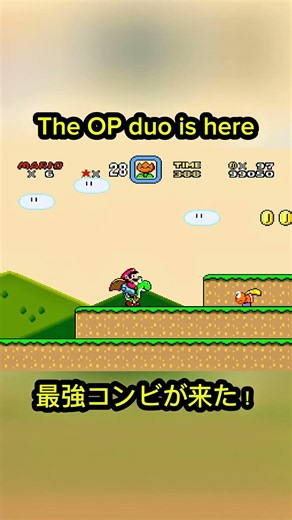 The OP duo is here 🔥 #mario #nintendo #retrogaming